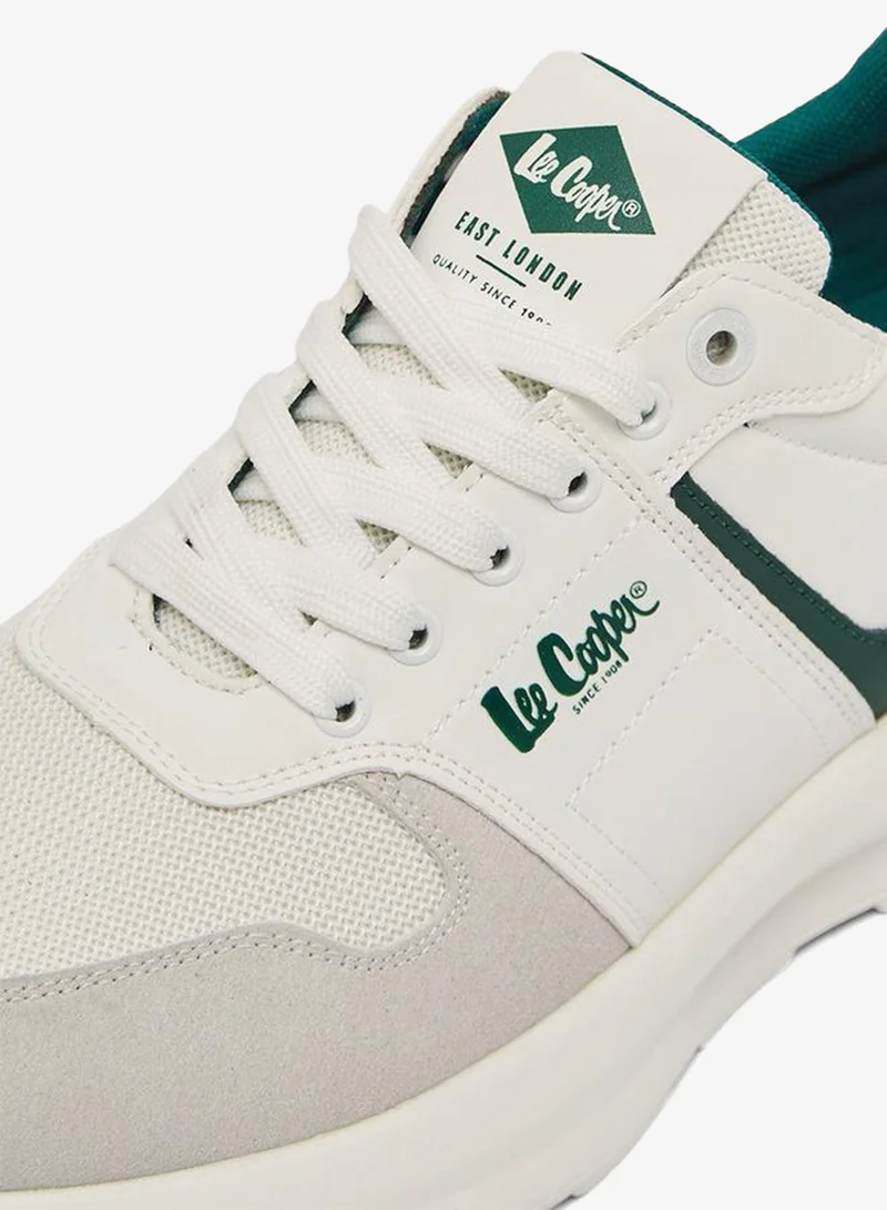 Lee Cooper WHITE Men Lace-Up Ankle Sneakers for Men | Best Price UAE