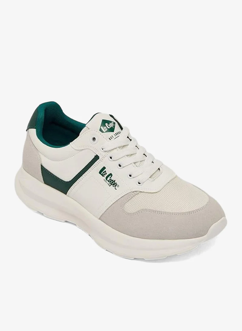 Lee Cooper WHITE Men Lace-Up Ankle Sneakers for Men | Best Price UAE
