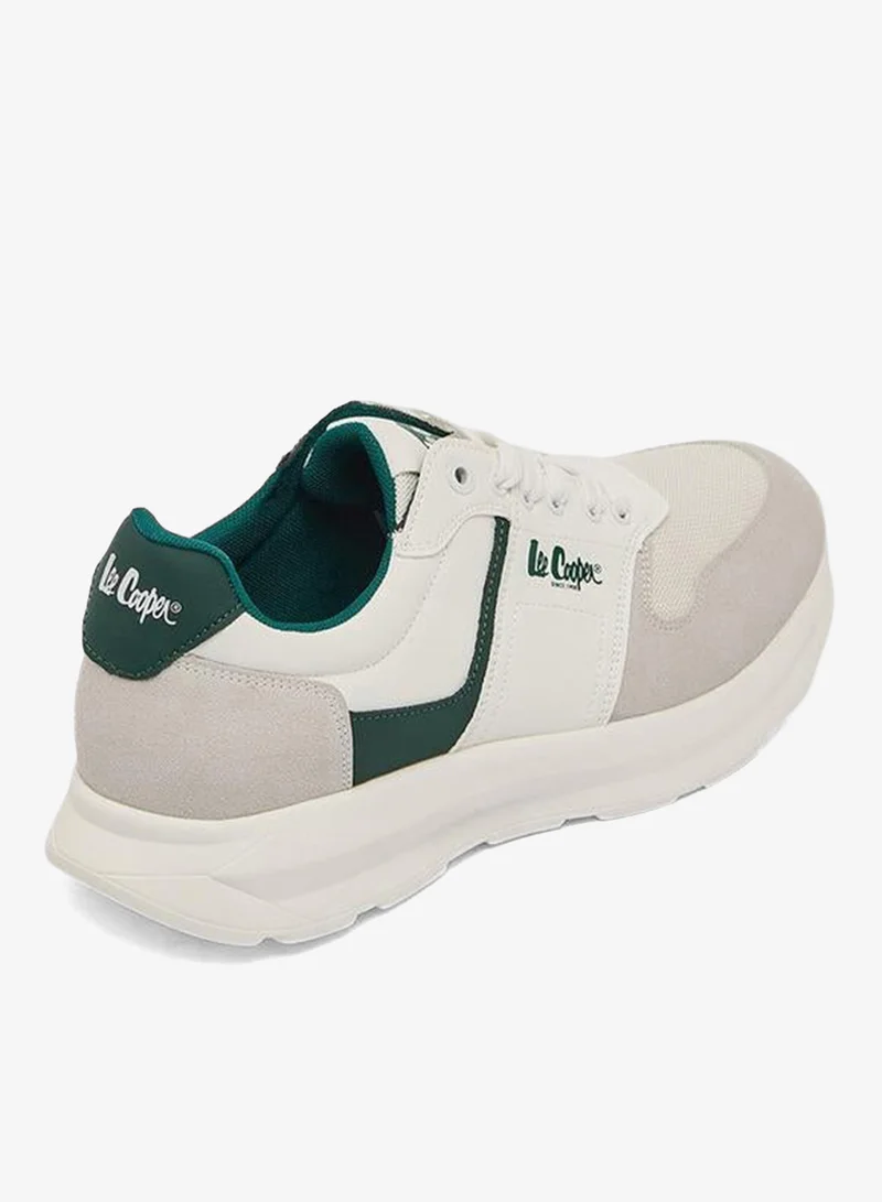 Lee Cooper WHITE Men Lace-Up Ankle Sneakers for Men | Best Price UAE