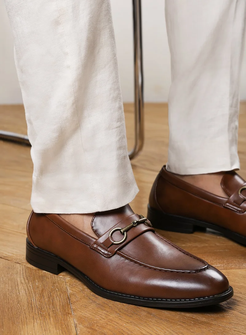 Where's That From Declan Pointed Toe Slip On Buckle Loafer