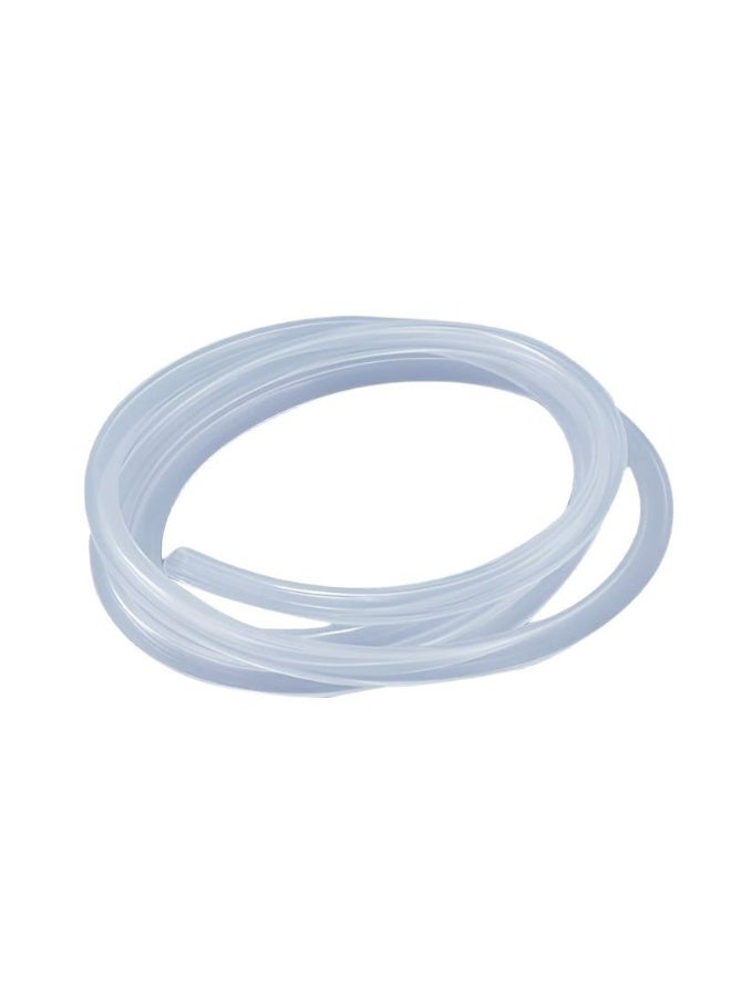 Food-Grade Clear Silicone Tubing 1/4" (6mm) ID × 3/8" (10mm) OD, 3.3ft / 1m – Flexible High-Temperature Silicone Hose for Water, Air & Beverage Applications - Image 1