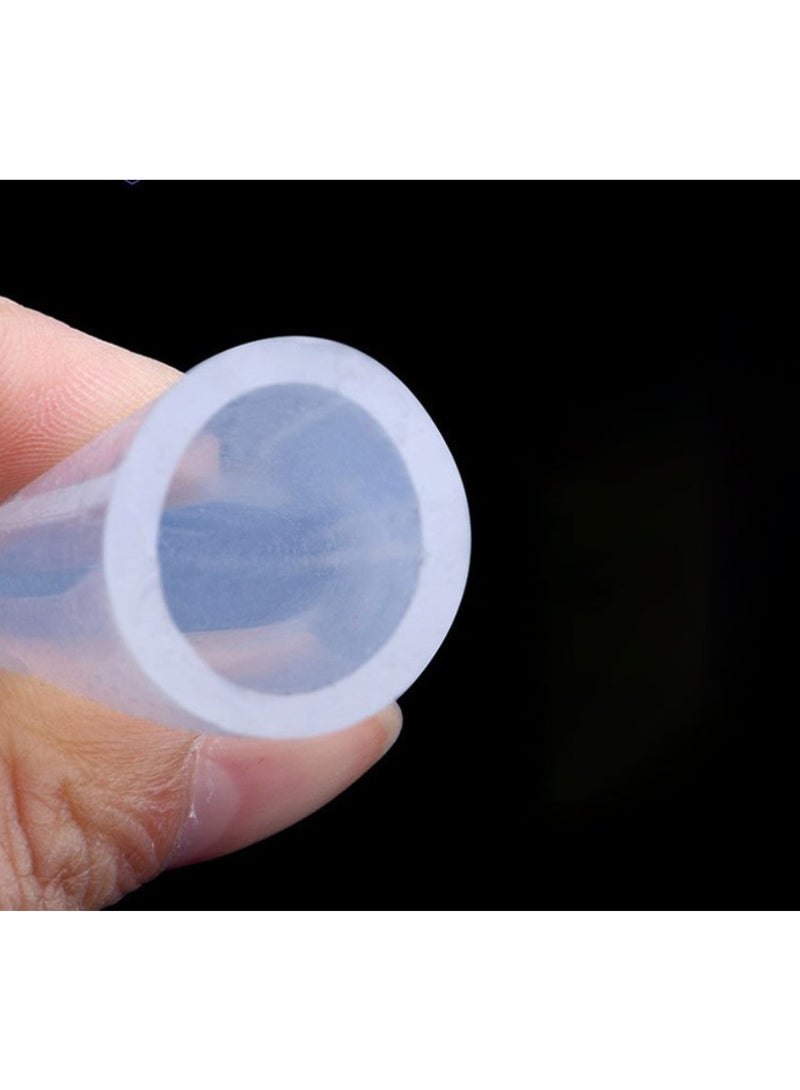 Food-Grade Clear Silicone Tubing 1/4" (6mm) ID × 3/8" (10mm) OD, 3.3ft / 1m – Flexible High-Temperature Silicone Hose for Water, Air & Beverage Applications - Image 3