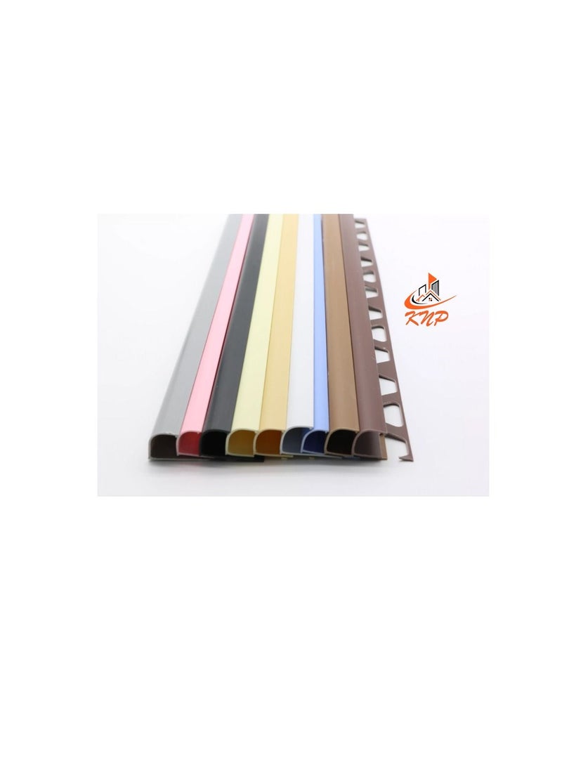 KNP PVC Tile Trim 8mm Black  - Image 1