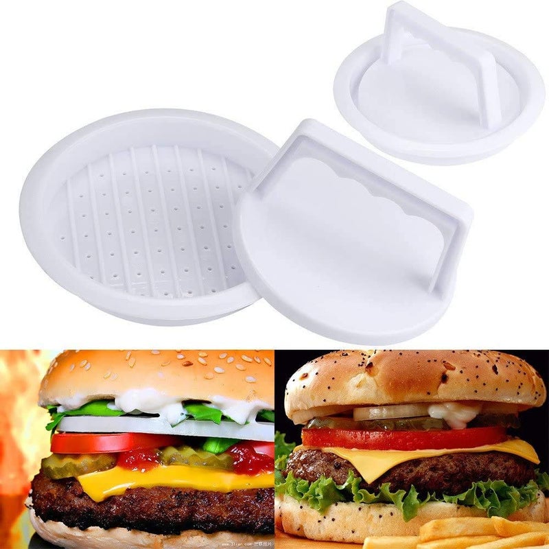Cooking Concepts Hamburger Press 2Pack Bundle  2 Complete Setsa Total of 4 Pieces