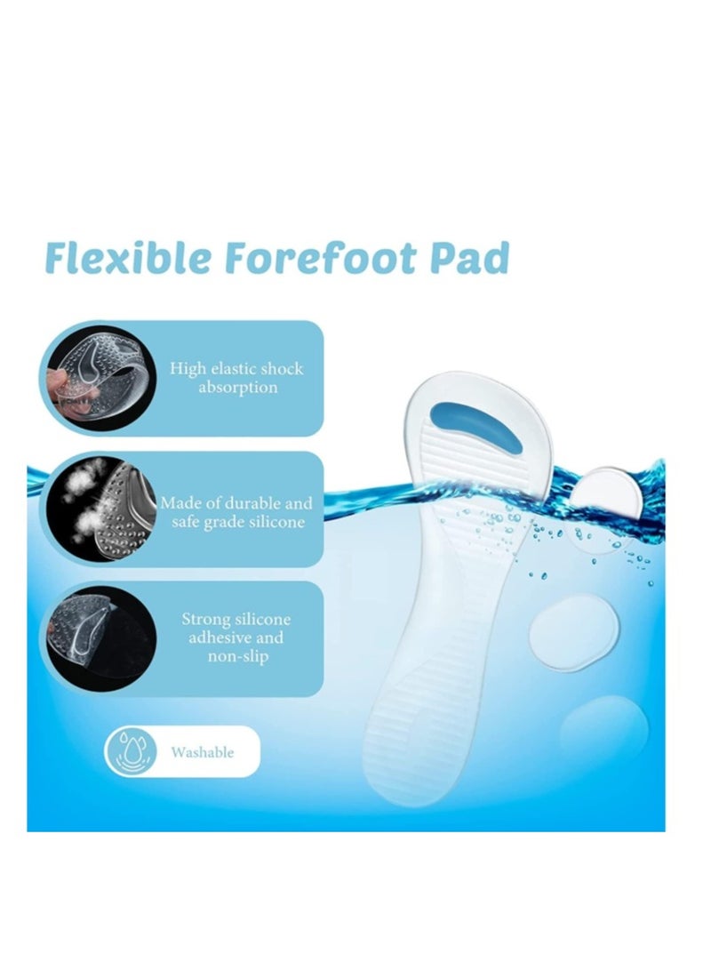 OASIS-TH 1 Pair Silicone Gel Arch Support Insole Women Shoes Inserts Pain Relief Fit For All Size - Image 4