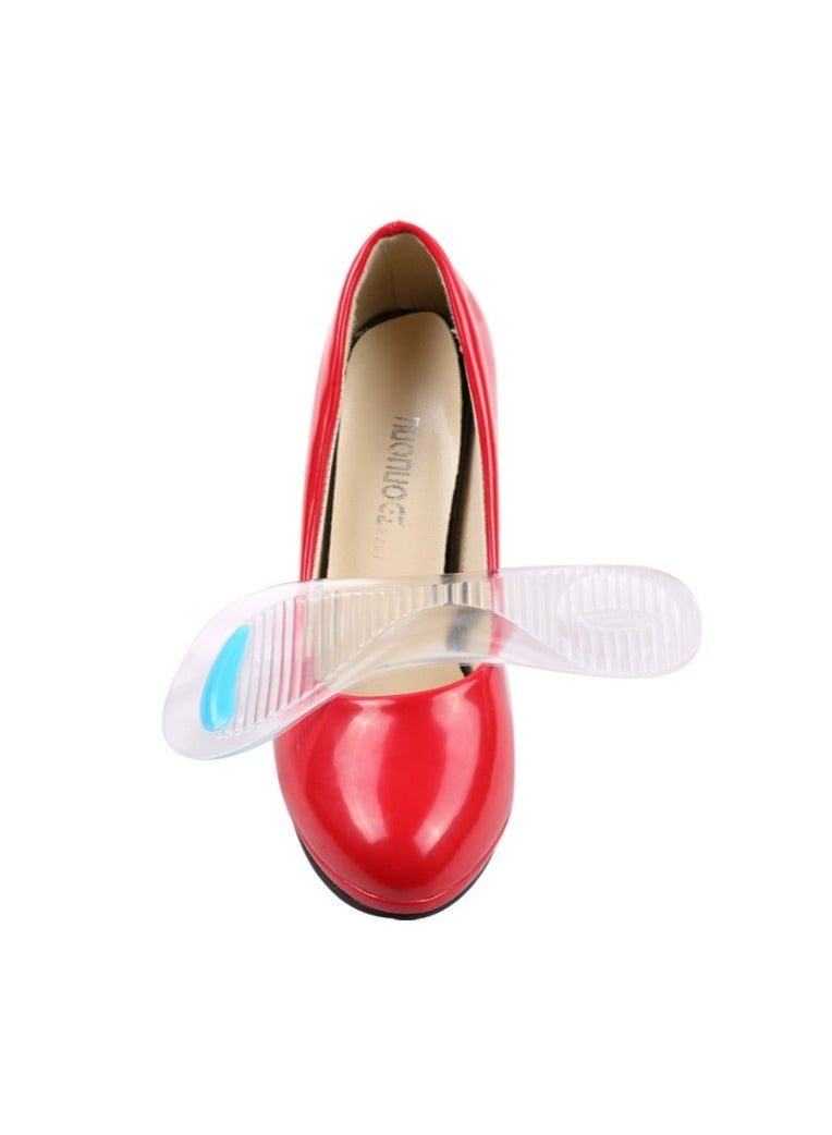 OASIS-TH 1 Pair Silicone Gel Arch Support Insole Women Shoes Inserts Pain Relief Fit For All Size - Image 2