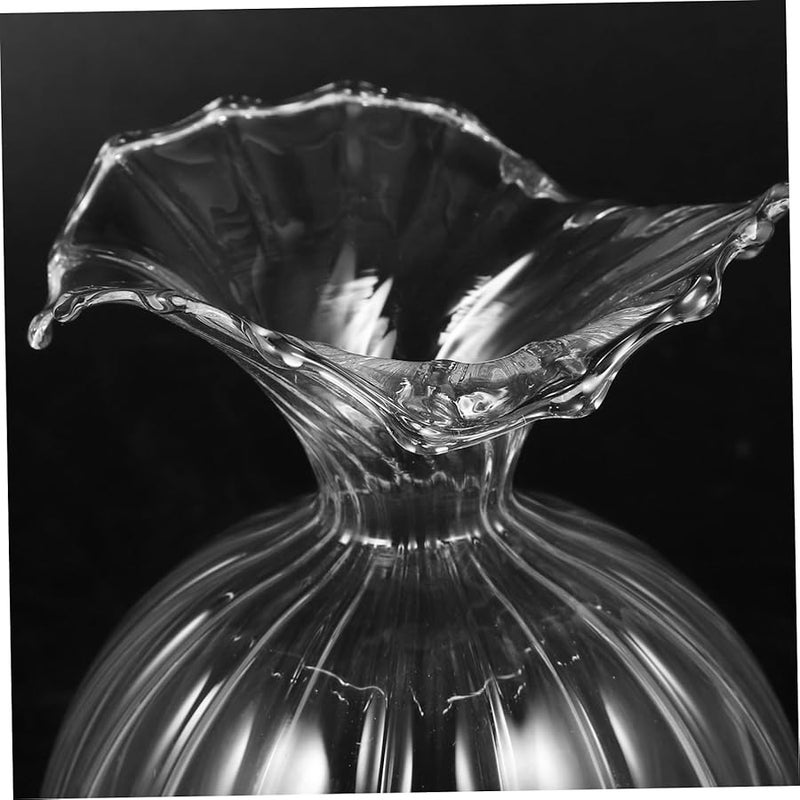 3 قطع زجاجية أواني نباتات مائية مزهرية مائية لتنسيق مراكز الطاولات في حفلات الزفاف - Image 3