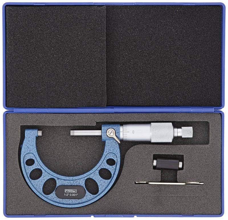 Fowler 52-253-102-1, Premium Outside Inch Micrometer with 1-2" Measuring Range - Image 2