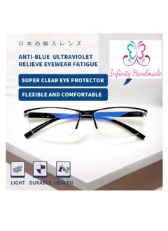 Reading Glasses Anti Blue Light & & Anti Reflection Men & WOMEN Presbyopia Glasses Spring Leg Half Business  Blocking Blue Light/Smart Screen Digital, Exclusive from Seller INFINITY-HANDMADE Only - pzsku/Z4554522C6197B8C2B5A0Z/45/_/1733519780/04509f74-bd6e-472c-94ef-991ca0f9171b