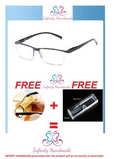 Reading Glasses Anti Blue Light & & Anti Reflection Men & WOMEN Presbyopia Glasses Spring Leg Half Business  Blocking Blue Light/Smart Screen Digital, Exclusive from Seller INFINITY-HANDMADE Only - pzsku/Z4554522C6197B8C2B5A0Z/45/_/1733525770/b01e8f41-879c-42a1-8674-7c8bb68d8fc3