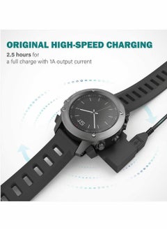 Y&D Smartwatch Charger for Garmin Fenix 3, 3 Sapphire, HR, Quatix Tactix Bravo, D2 Bravo Smartwatch, USB Charging Cable Clip 3.3ft 100cm, Fitness Tracker Accessories  - Image 5