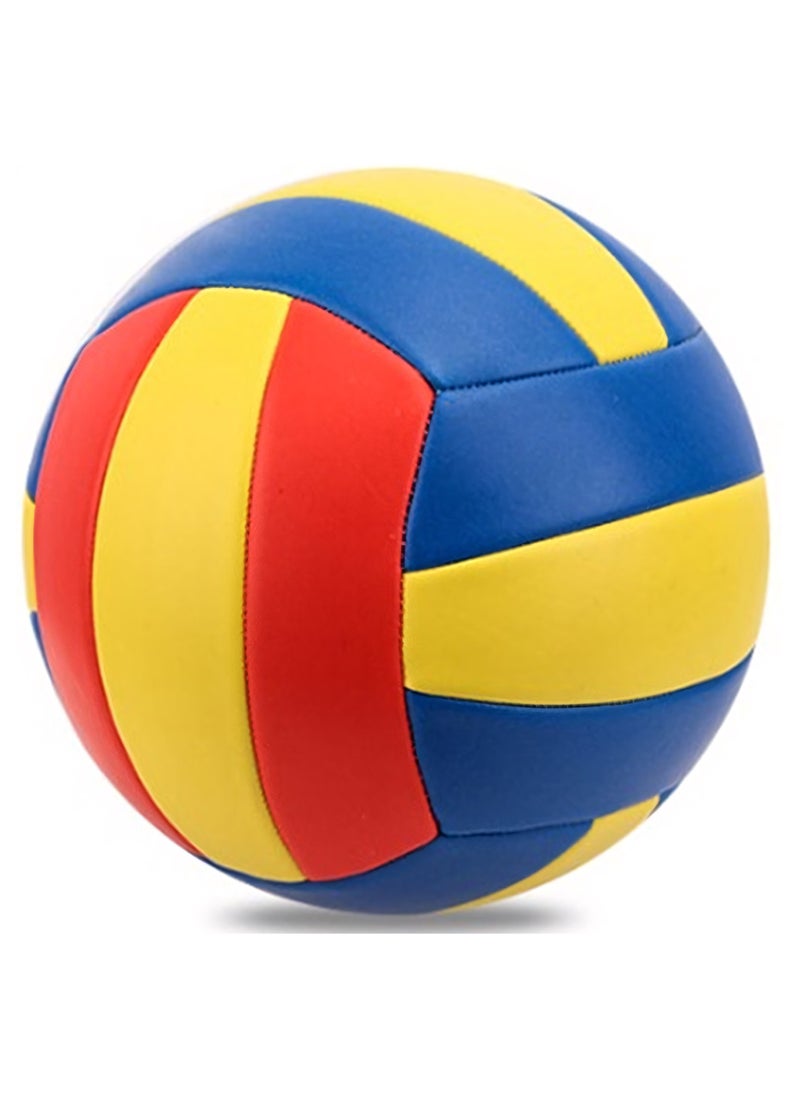 Soft Volleyball - Waterproof Indoor/Outdoor for Beach Play, Game, Gym, Training Official Size 5 - Volleyball in Red, Blue, and Yellow - Multi-Surface Pro Ball for Beach, Backyard and Court Games - pzsku/Z455458F4EBE48952CB8FZ/45/_/1734009699/248fa8c0-be48-4f68-8cb0-d87a8ab55725