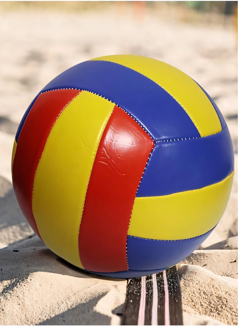 Soft Volleyball - Waterproof Indoor/Outdoor for Beach Play, Game, Gym, Training Official Size 5 - Volleyball in Red, Blue, and Yellow - Multi-Surface Pro Ball for Beach, Backyard and Court Games - pzsku/Z455458F4EBE48952CB8FZ/45/_/1734009716/3103c7d1-c479-42cd-aa12-e3cf867cc5c1