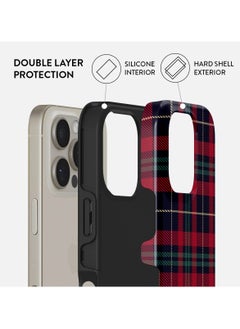 BURGA iPhone 16 Pro Case, 2 Piece Hard Shell + TPU Interior, Shock Absorption, All Port Accessible, Raised Bezel For Screen & Camera Protection, Never Fading HQ Print, Sweater Weather  - Image 2