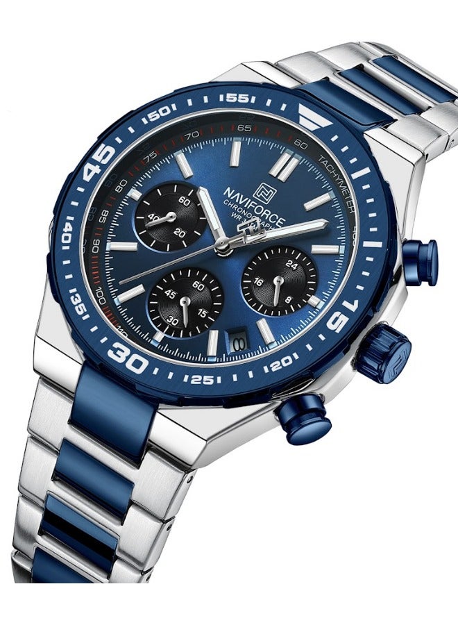Men’s Watch Chronograph Business Quartz Wrist Watches Waterproof  NF8049