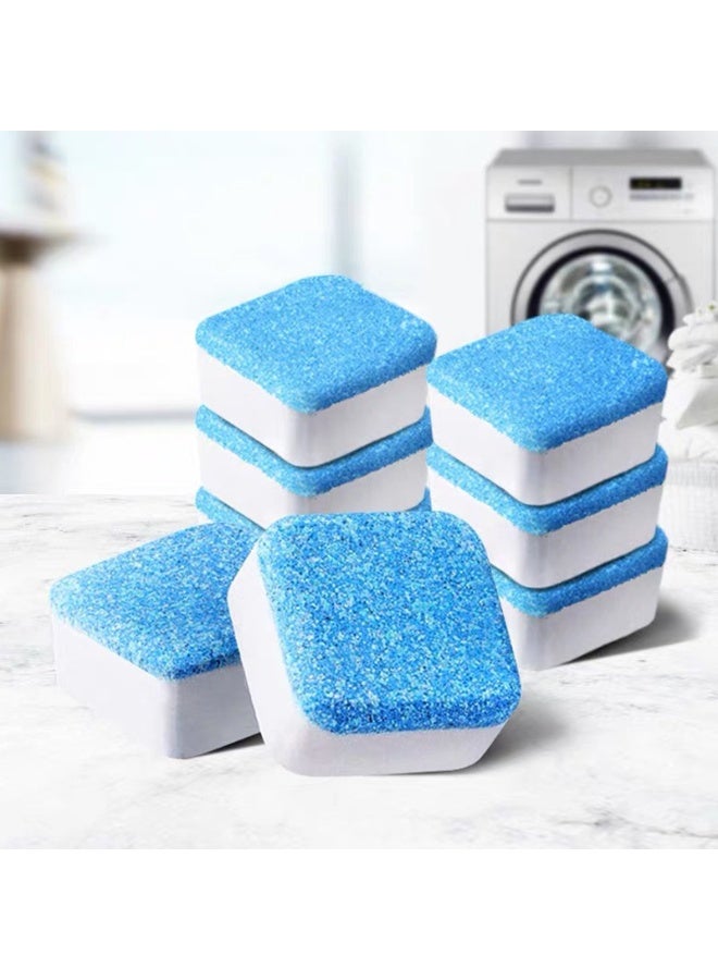 12 Pack Washing Machine Deep Cleaner Hygiene Tablets, Descaling Agent, Sterilization and Decontamination, helper for washing powder - Image 1