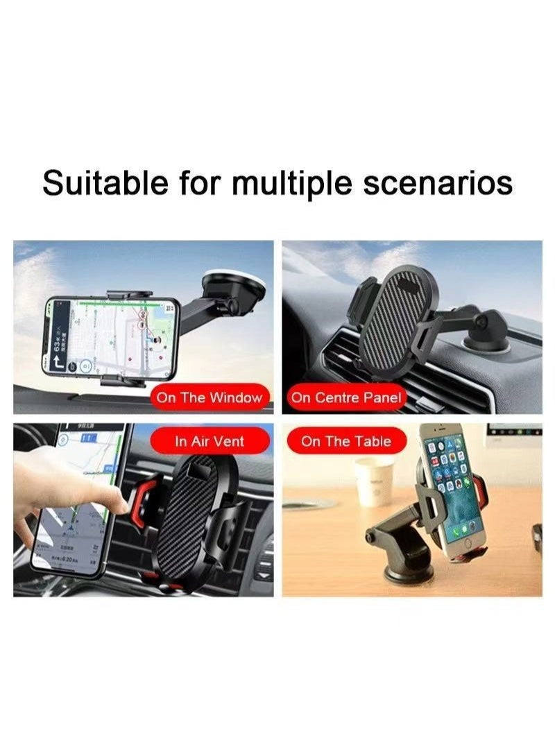 Universal Hands Free Automobile Cell Phone Holder，Car Phone Mount for Auto Hands Free, Stand for Vehicle Dashboard Cell Smartphone Apple iPhone Pro Max Samsung Xiaomi - Image 3