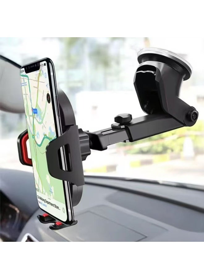 Universal Hands Free Automobile Cell Phone Holder，Car Phone Mount for Auto Hands Free, Stand for Vehicle Dashboard Cell Smartphone Apple iPhone Pro Max Samsung Xiaomi - Image 1