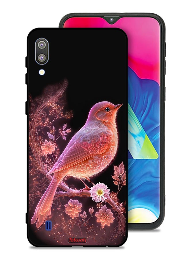 Tolwak Samsung Galaxy M10 Protective Case Cover Cute Bird Art - Image 1