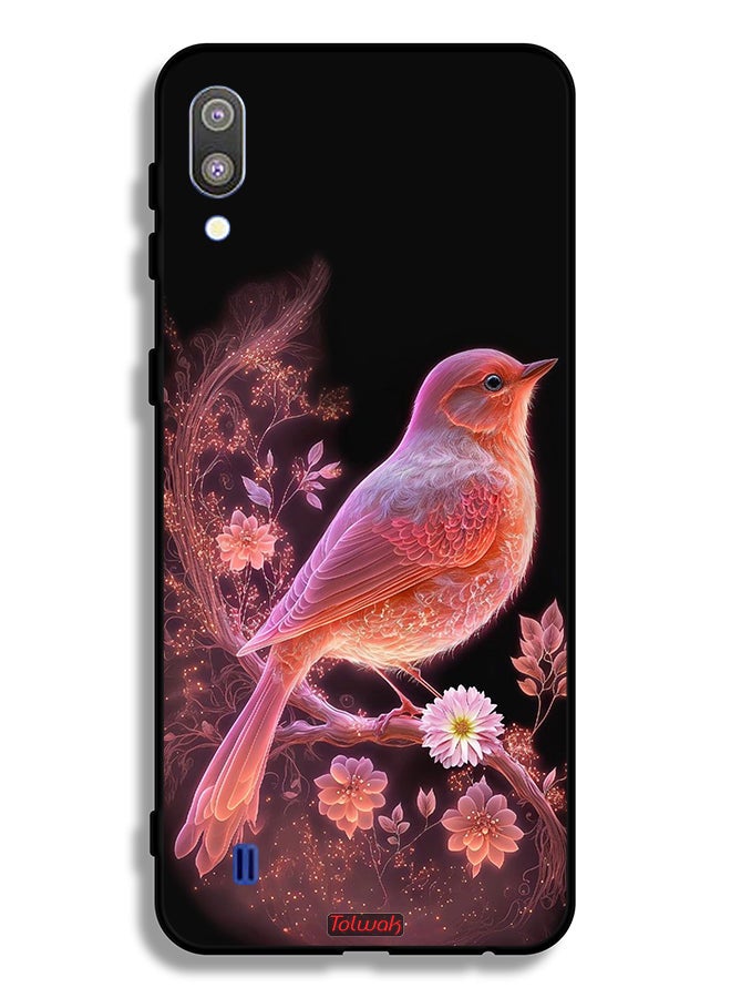 Tolwak Samsung Galaxy M10 Protective Case Cover Cute Bird Art - Image 2