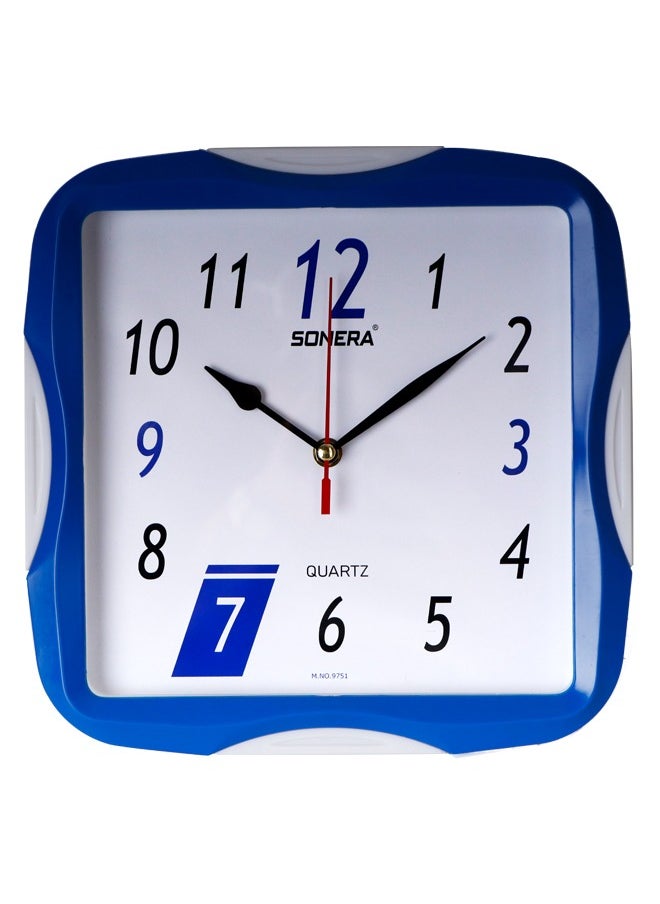 SONERA - Sonera Wall Clock -9751-Analog -Quartz -Blue Color - Image 1