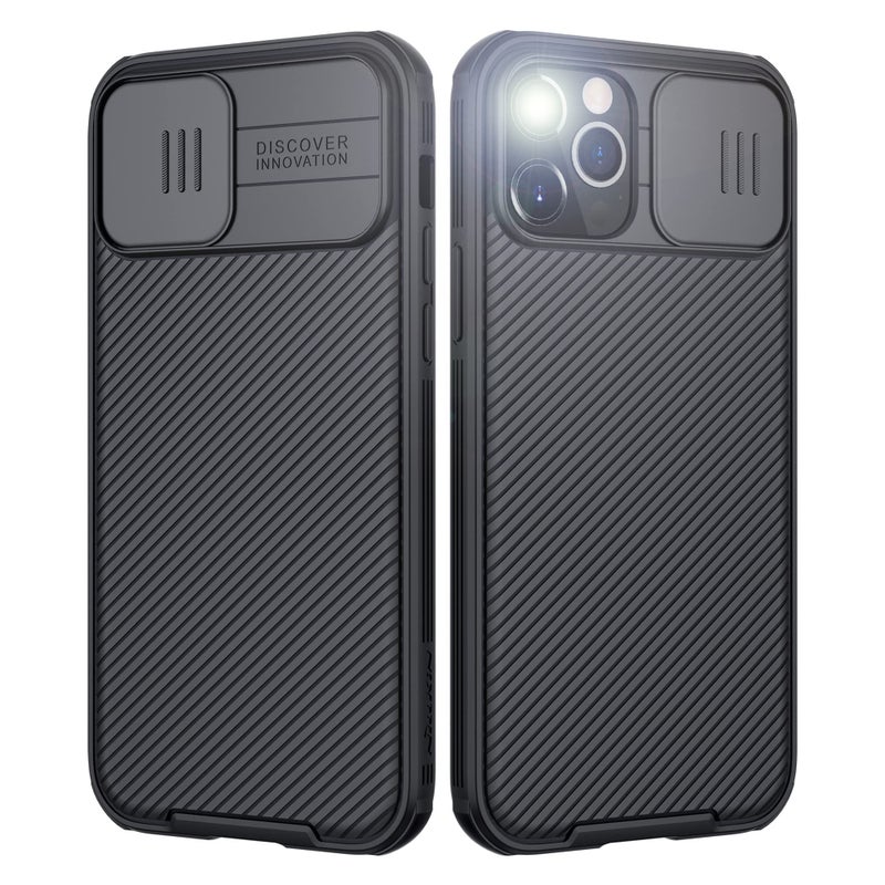 Nillkin Camshield Pro Case Compatible With Iphone 12 Max Camera Protection Slide Camera Cover Slim Stylish Protective Max 67 Black