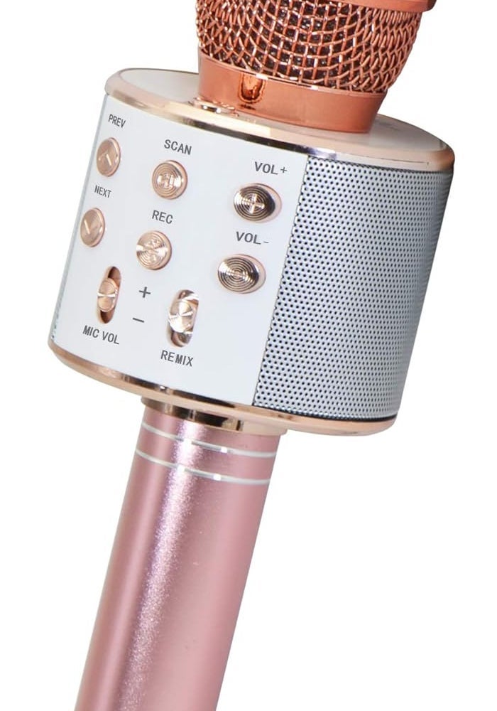 Keyian Karaoke Microphone for Kids - Rose Gold - Image 1