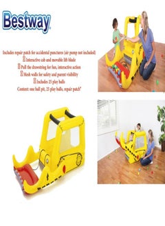 Bestway حفرة كروية للبلدوزر مع كرة 1.98 م × 1.05 م × 84 سم 26-52278  - Image 2