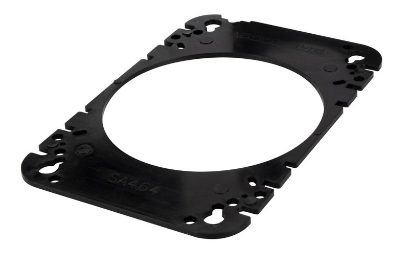 Scosche SA464 4x6” to 4" Car Speaker Adapters Compatible with Select 1976-07 Import and Domestic Vehicles - Adapter Spacers for Car Door and Dash Speakers - Sold in Pairs - See Fit Guide in Image - Image 2