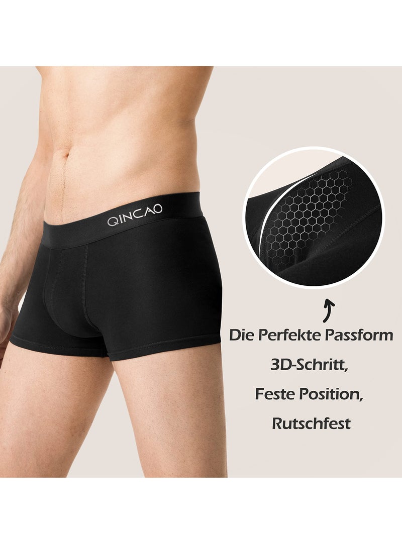 QINCAO QINCAO Men's boxer briefs, retro, pure cotton material, 12 pieces  size XXXL  - Image 4