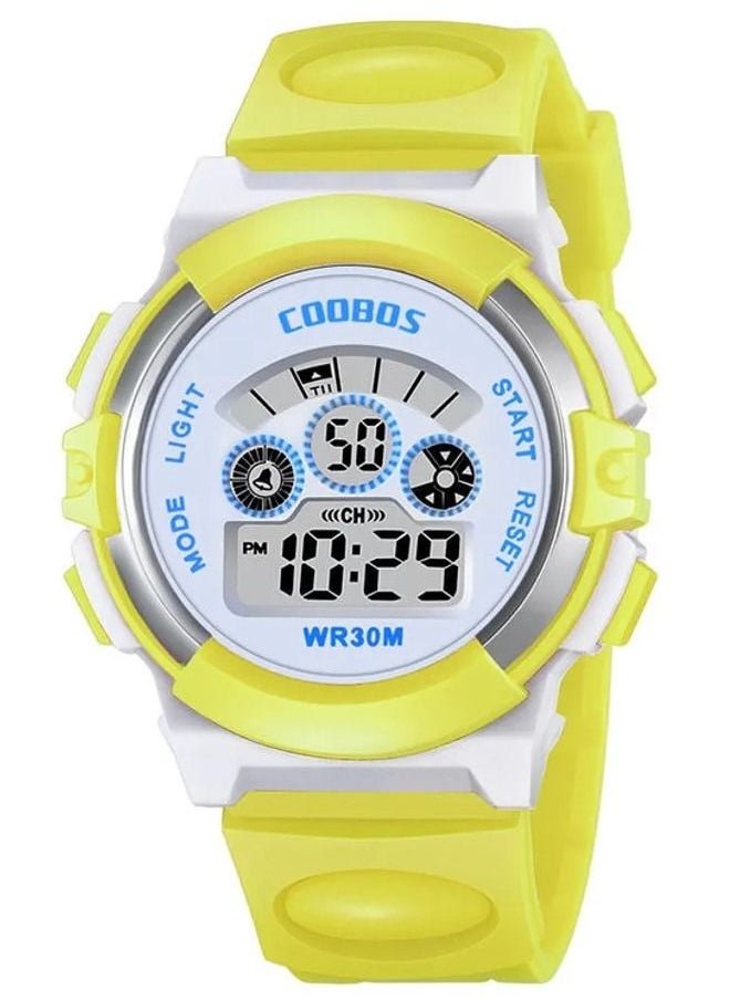 Coobos - Kids' Water Resistant Rubber Digital Watch - Image 1