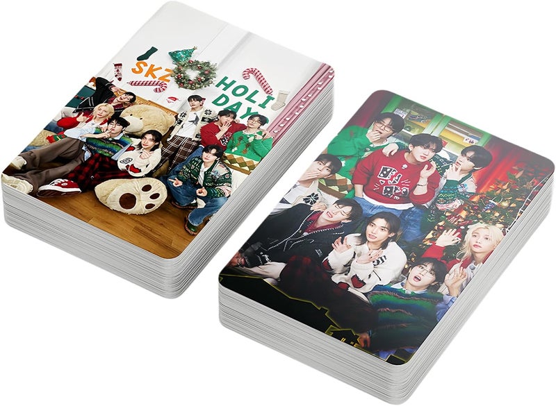 PYAJUU Stray Kids Photocards KPOP Stay Over The Rain Album Cards 55PCS Stray Kids 5th FanClub Photo Cards Giant Album HOP Greeting Card Straykids Merch - Image 5