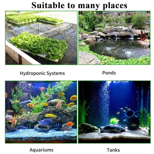 COLOURFUL - 4 Outlets Aquarium Air Pump with Accessories | 8W | Adjustable Quiet Oxygen Aerator Pump for Fish Tanks or Ponds | Model BL-710A with Accessories (Combo-3) - Image 5