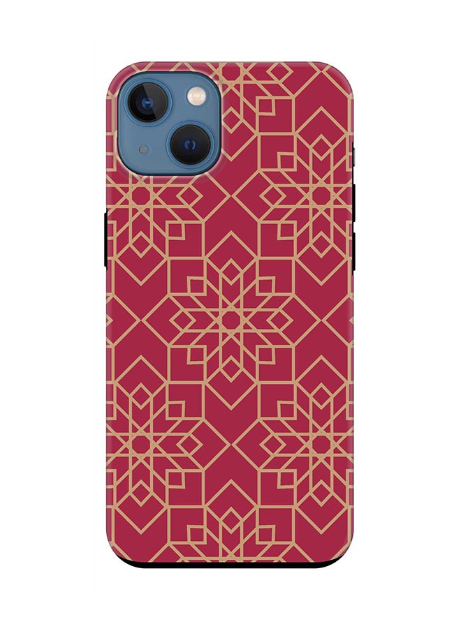 Stylizedd - Tough Pro Series Case for Apple iPhone 14 Dual Layer hybrid PC & TPU Customized Mobile Cover Shield with inner TPU protection Matte Finish - Ottoman Art - Image 1