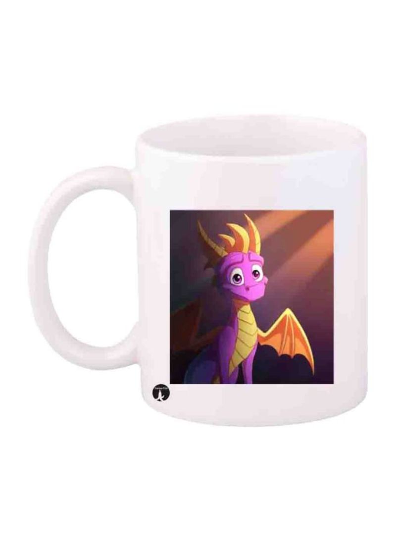 RKN Spyro Printed Mug White/Purple/Yellow Standard Size