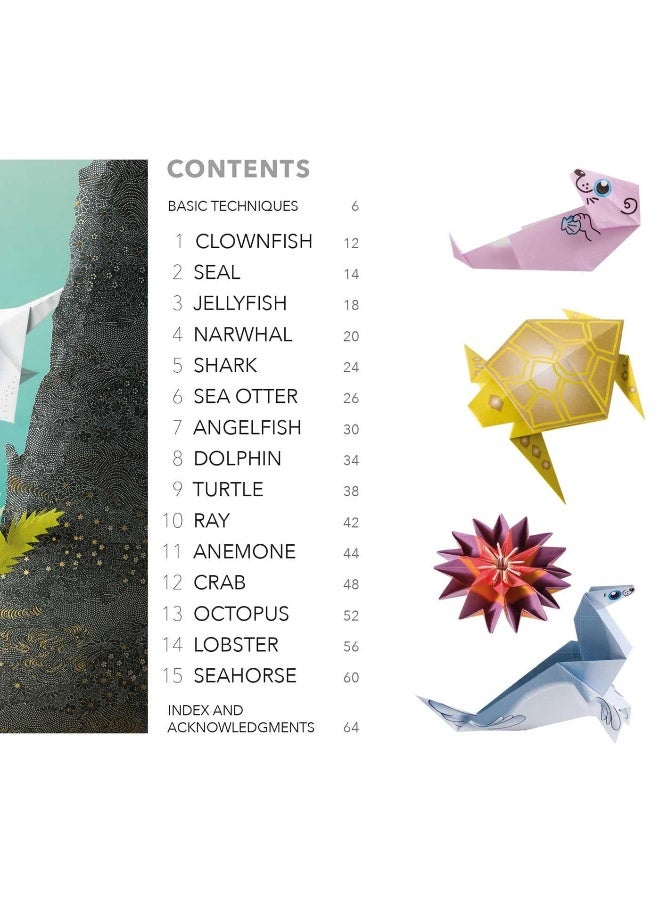 Origami Sea Animals: Paper block plus 64-page book  - Image 5