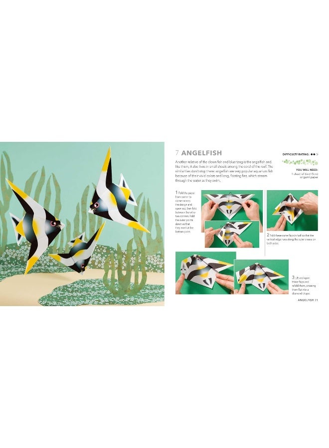 Origami Sea Animals: Paper block plus 64-page book  - Image 3