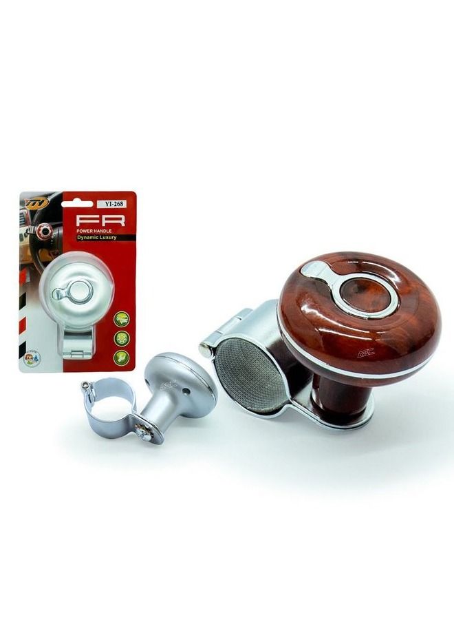 Agc Car Steering Wheel Knob Dynamic Luxury 360° Degree Rotation Universal Driver All Vehicles Driver Helper Booster for Power Handle 1 Pcs - Image 2