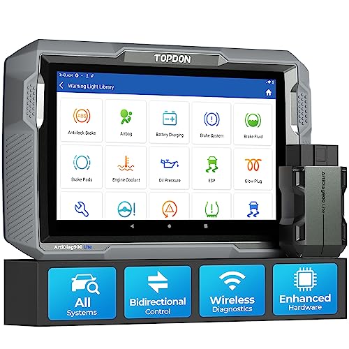 TOPDON Bidirectional Scan Tool, 2024 New ArtiDiag900 Lite Automotive Diagnostic Tool for Full System, Scanner for Car with Active Test, 8 Reset, Wireless OBD2 Scanner Diagnostic Tool for All Vehicles - Image 1