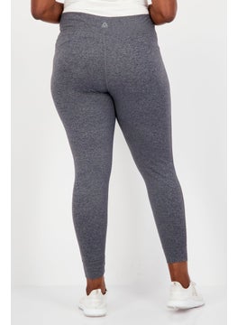 Reebok Women Plus Size Training Tight, Grey  - Image 2
