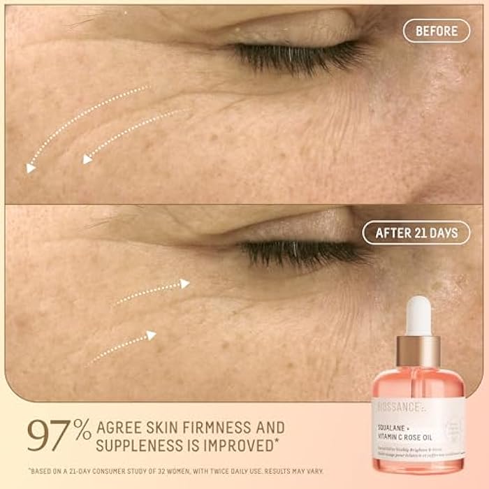 Biossance Bright Bestsellers Holiday Gift Set with Rose Oil, Marine Algae Eye Cream, Omega Repair Cream and Copper Peptide Plumping Serum, ($136 Value), 1 Set - Image 4