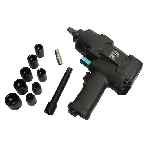 HULK Air Impact Wrench 1/2" With Socket Set AT-506 (Torque 11500Nm) - Fixed Square - Image 3