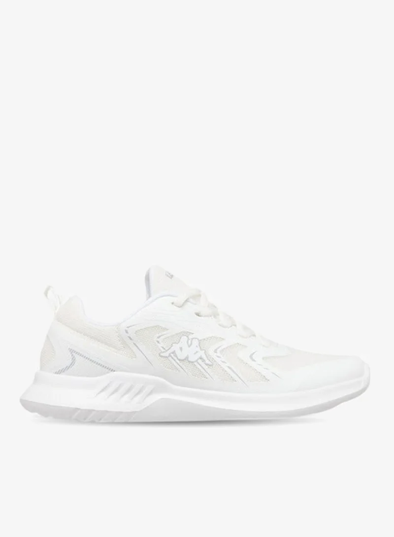 Women's Logo Print Sports Shoes with Lace-Up Closure