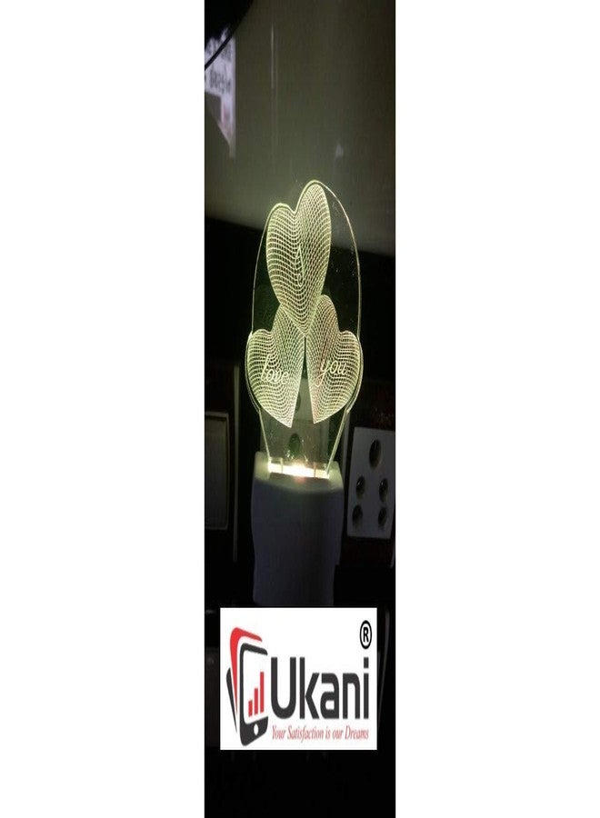 UKANI® 3D Acrylic Night Lamp with 7 Color Changing for Birthday Gift (Design 28) - Image 3