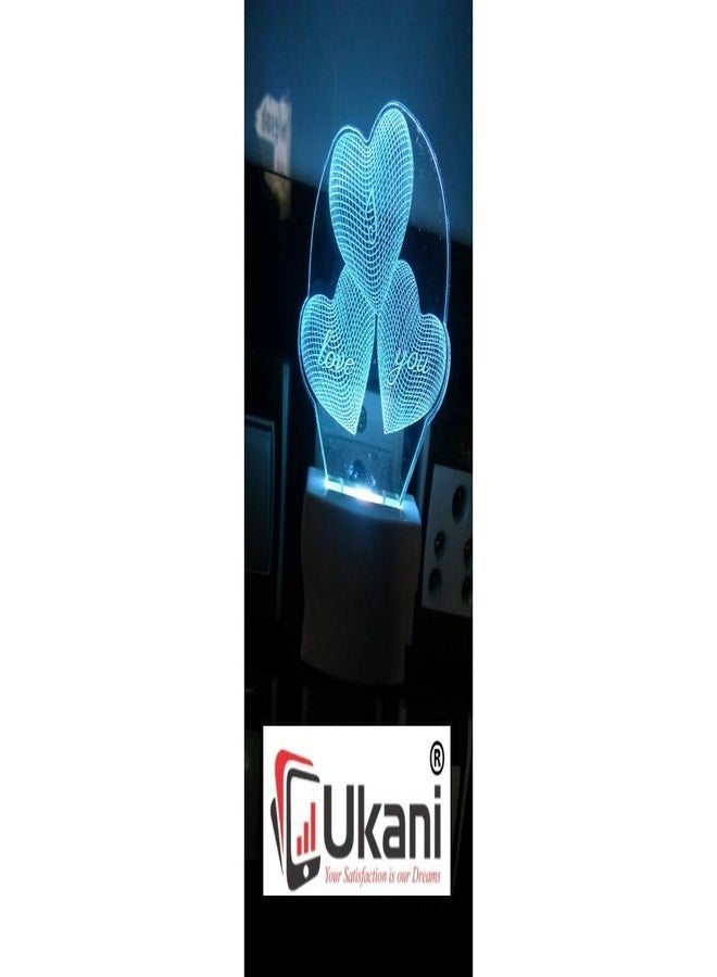UKANI® 3D Acrylic Night Lamp with 7 Color Changing for Birthday Gift (Design 28) - Image 4