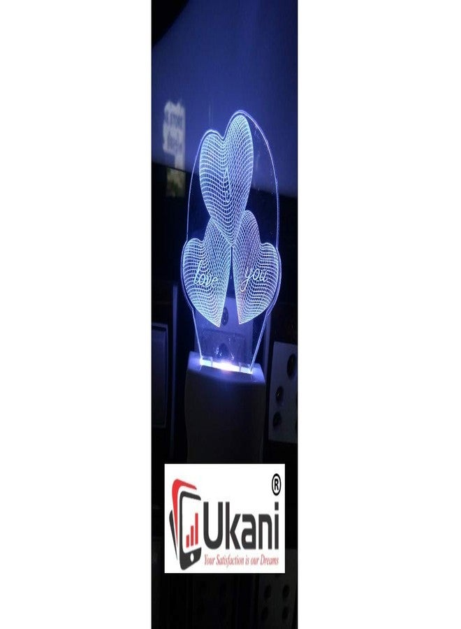 UKANI® 3D Acrylic Night Lamp with 7 Color Changing for Birthday Gift (Design 28) - Image 5