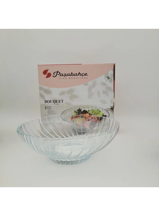 Paşabahçe وعاء باساباهتشي باقة 1370 مل 218 مم - وعاء تقديم كبير - Image 1