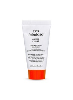 EVO Fabuloso Copper Color Boosting Treatment Color Care Conditioner For Colortreated Hair Helps Maintain Color Depth Tone & Shine Travel Size 30Ml / 1.01Fl.Oz  - Image 1