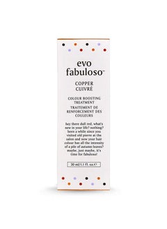 EVO Fabuloso Copper Color Boosting Treatment Color Care Conditioner For Colortreated Hair Helps Maintain Color Depth Tone & Shine Travel Size 30Ml / 1.01Fl.Oz  - Image 4