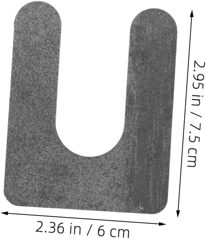 شرائح تسوية لرفع السيارات من CHILDWEET، عدد 2 قطعة: تُستخدم لتحقيق استقرار الرافعة الهيدروليكية، وتُعمل كفواصل للأساس على شكل حرف U، مناسبة لإصلاح السيارات ومحاذاتها على الأسطح غير المستوية. - Image 2